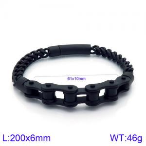 Stainless Steel Bicycle Bracelet - KB118006-KFC