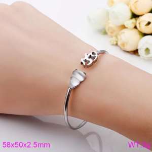 Stainless Steel Bangle - KB118528-K