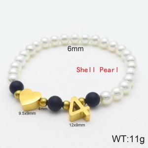 Shell Pearl Bracelets - KB118878-Z