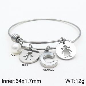 Stainless Steel Bangle - KB119000-Z