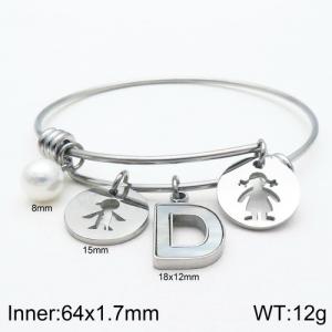 Stainless Steel Bangle - KB119002-Z