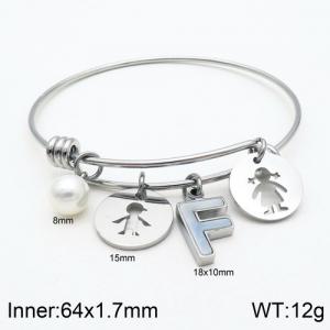 Stainless Steel Bangle - KB119006-Z