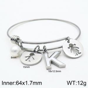 Stainless Steel Bangle - KB119016-Z