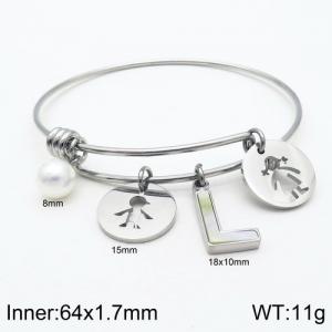Stainless Steel Bangle - KB119018-Z