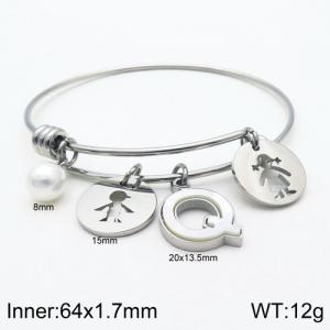Stainless Steel Bangle - KB119028-Z