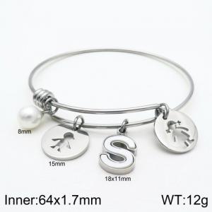 Stainless Steel Bangle - KB119032-Z