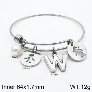 Stainless Steel Bangle - KB119041-Z