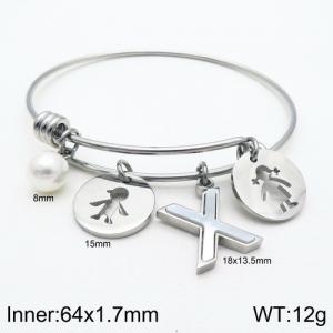 Stainless Steel Bangle - KB119043-Z