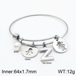 Stainless Steel Bangle - KB119047-Z
