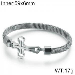 Stainless Steel Bangle - KB119199-KFC