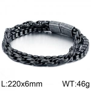 Stainless Steel Bracelet(Men) - KB119218-KFC