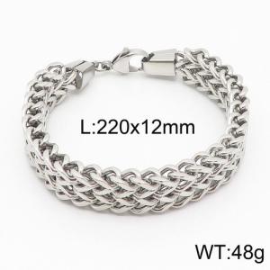 Stainless Steel Bracelet(Men) - KB119223-KFC