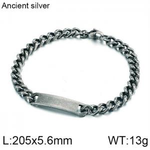 Stainless Steel Bracelet(Men) - KB119234-KFC