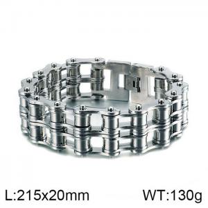 Stainless Steel Bicycle Bracelet - KB119257-BDFC