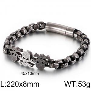 Stainless Skull Bracelet - KB119271-KFC