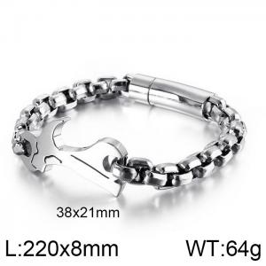 Stainless Steel Bracelet(Men) - KB120165-KFC