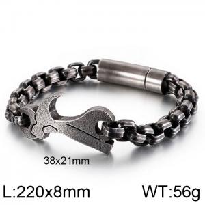 Stainless Steel Bracelet(Men) - KB120167-KFC