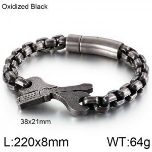 Stainless Steel Bracelet(Men) - KB120170-KFC