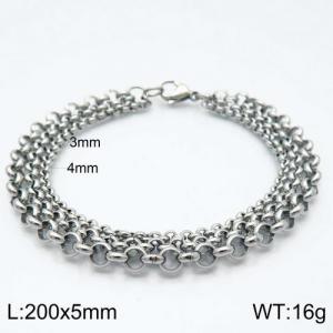 Stainless Steel Bracelet(Men) - KB120573-Z