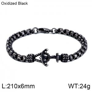 Stainless Steel Bracelet(Men) - KB120853-KFC