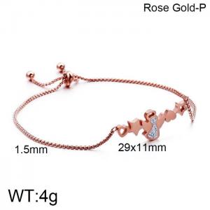 Stainless Steel Special Bracelet - KB120889-KFC