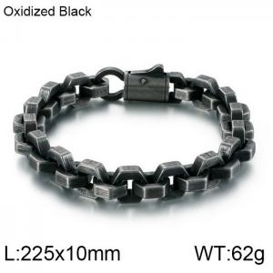 Stainless Steel Bracelet(Men) - KB121508-KFC