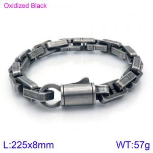 Stainless Steel Bracelet(Men) - KB121521-KFC