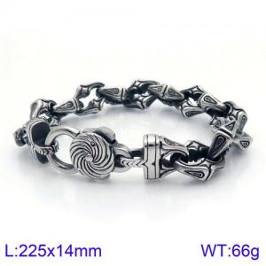 Stainless Steel Bracelet(Men) - KB122133-BDJX