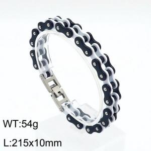 Stainless Steel Bicycle Bracelet - KB122283-TJL