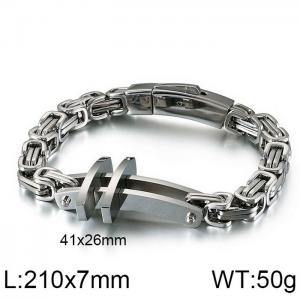Stainless Steel Bracelet(Men) - KB122421-KFC