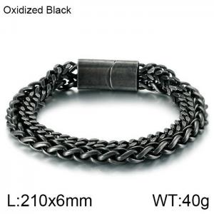 Stainless Steel Bracelet(Men) - KB123280-KFC