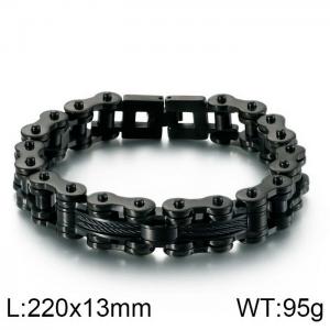 Stainless Steel Bicycle Bracelet - KB123287-KFC