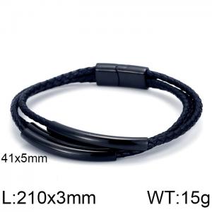 Leather Bracelet - KB123432-KFC