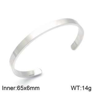 Stainless Steel Bangle - KB123704-TLA