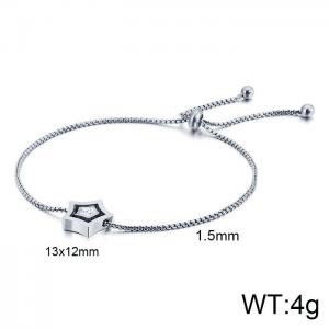 Stainless Steel Stone Bracelet - KB123862-KFC