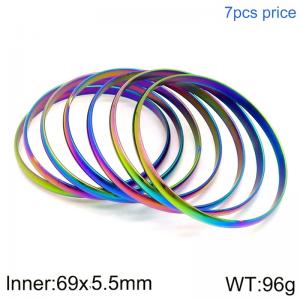 Stainless Steel Bangle - KB124173-LO