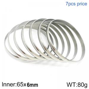 Stainless Steel Bangle - KB124188-LO