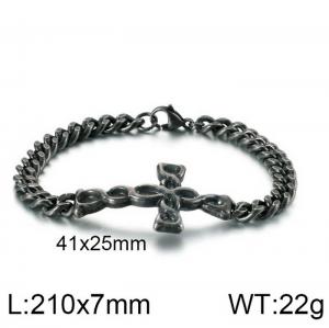 Stainless Steel Bracelet(Men) - KB124331-KFC