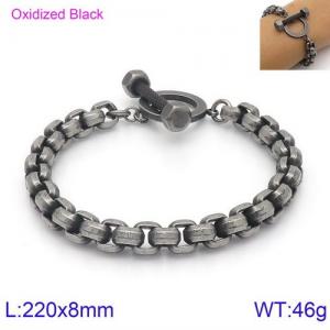 Stainless Steel Bracelet(Men) - KB124346-KFC