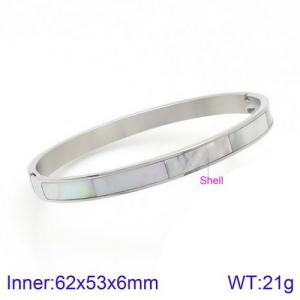 Stainless Steel Bangle - KB124381-K