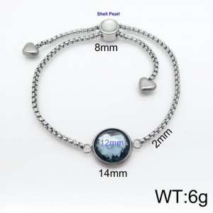 Stainless Steel Special Bracelet - KB124502-Z