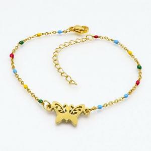 Stainless Steel Gold-plating Bracelet - KB124613-SS