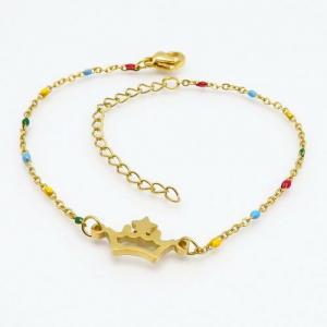 Stainless Steel Gold-plating Bracelet - KB124614-SS