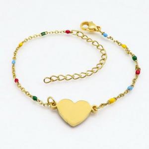 Stainless Steel Gold-plating Bracelet - KB124616-SS