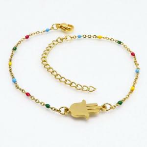 Stainless Steel Gold-plating Bracelet - KB124621-SS