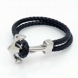 Leather Bracelet - KB125254-TXH