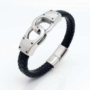 Leather Bracelet - KB125260-TXH