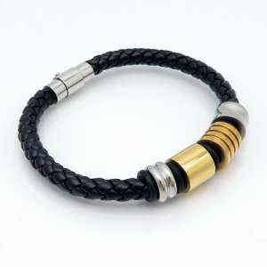 Leather Bracelet - KB125271-TXH