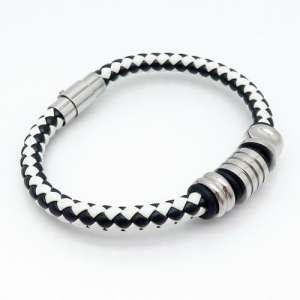 Leather Bracelet - KB125303-TXH