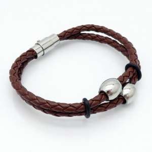Leather Bracelet - KB125313-TXH